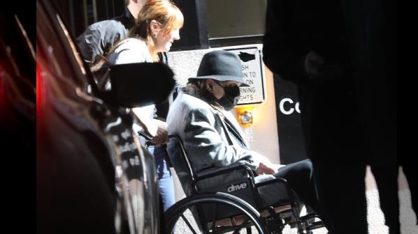 Ozzy Osbourne in wheelchair