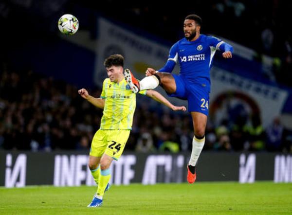 Chelsea's Reece James and Blackburn Rovers' Andrew Moran battle for the ball during the Carabao Cup fourth round match at Stamford Bridge. Photo credit: Nick Potts/PA Wire. Chelsea's Reece James and Blackburn Rovers' Andrew Moran battle for the ball during the Carabao Cup fourth round match at Stamford Bridge. Photo credit: Nick Potts/PA Wire.